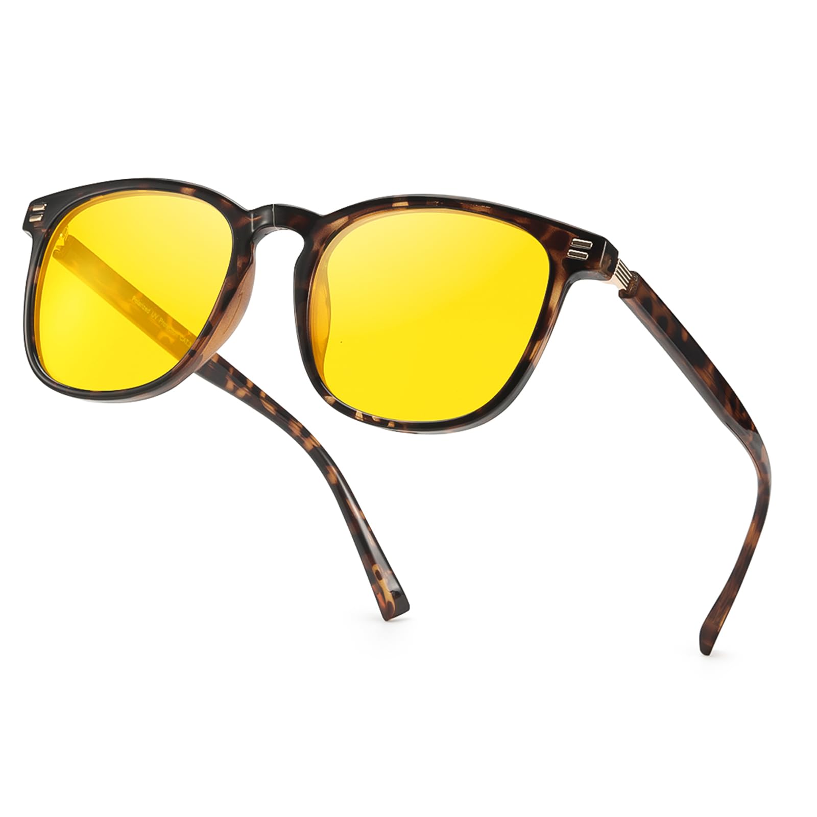 SIPHEW Night Driving Glasses Anti Glare Glasses for Driving Night Vision Glasses Reduce Headlight Yellow Polarised Lenses