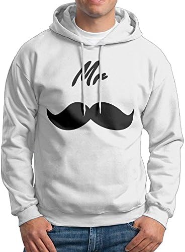 Shuiquwe Beard Men's Sports Hoodies M White