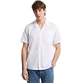 Michael Kors Men's Short Sleeve Voile Dobby Check Camp Shirt