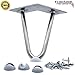 Homeland Hardware 6 Inch Hairpin Legs - Raw Steel Thick Heavy Duty
