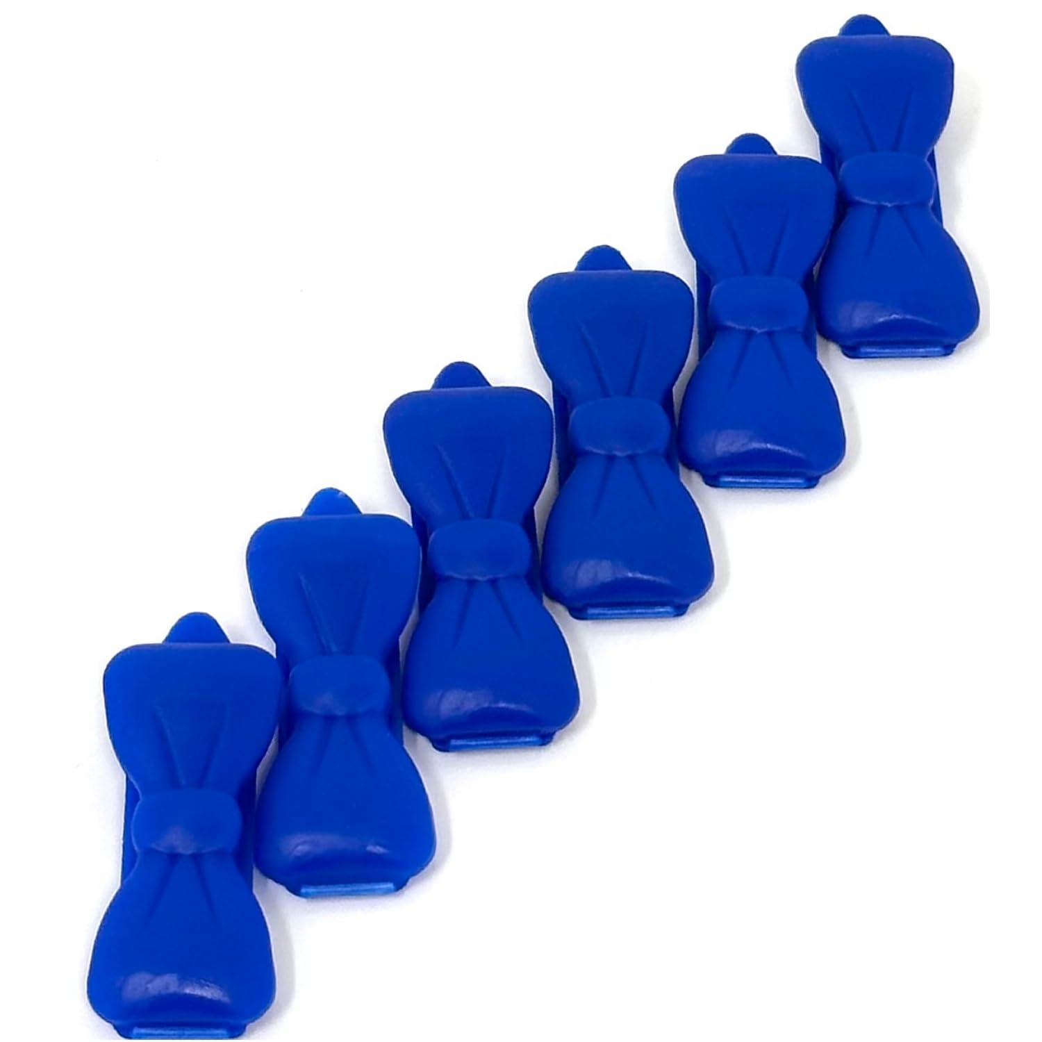 Camtiac dog hair clip, mini, pack of 6, blue 1