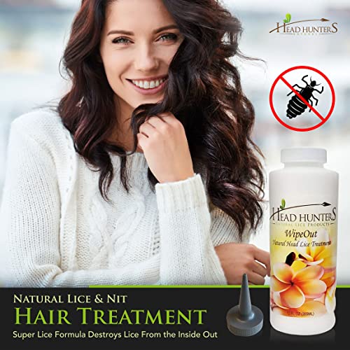 Head Hunters Wipe Out Natural Head Lice Treatment for Adults and