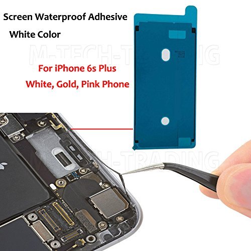 oGoDeal Screen Adhesive Strips Waterproof Pre-Cut Adhesive Glue for iPhone 6S Plus White - Thumbnail 2