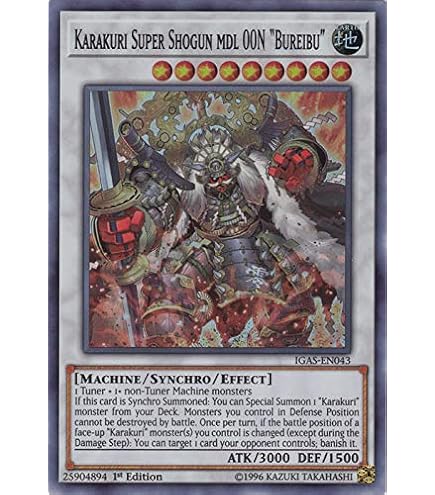 Amazon.com: Karakuri Super Shogun MDL 00N Bureibu - IGAS-EN043