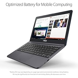 ASUS L203MA-DS04, Intel Celeron N4000 Processor, 4GB LPDDR4 RAM, 32GB eMMC, 11.6” HD Display, Windows 10 Home S