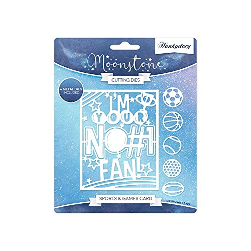 Hunkydory Crafts Moonstone Dies - Sports & Games Card