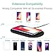Dual Wireless Charger, 4 Coils Airpower Wireless Charging Pad with Qi-Certified, Fast Charge 2 Devices At Once for Samsung Galaxy and Other Qi Devices, Standard Charging Pad for iPhone X/8/8 Plus