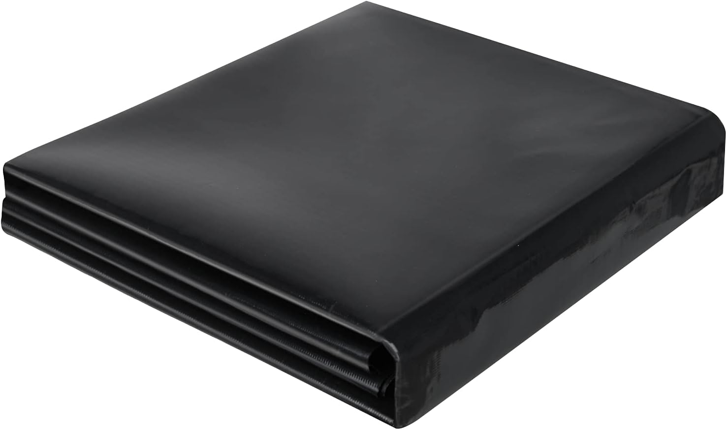 JOJOTOP Pond Liner 4 x 7FT PVC Fish Pond Liners 14.5 Mil Durable Tear Resistant Pond Skins Pre Cut Black Lifeguard Pond Liners for Water Gardens, Fish Ponds, Water Fountains, Waterfalls (4 x 7 Feet)