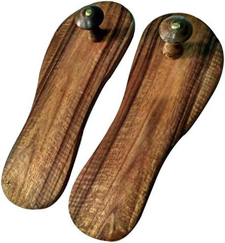 VISHAL INDIA CRAFT Handcrafted Wooden Khadau Pooja Articles, Charan Paduka