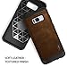 Ringke Flex S Made for Galaxy S8 Plus Case Classy Slim Look Flexible TPU Premium Hard PC Leather Hybrid Protection Non Slip Scratch Resistant for Galaxy S8 Plus - Brown