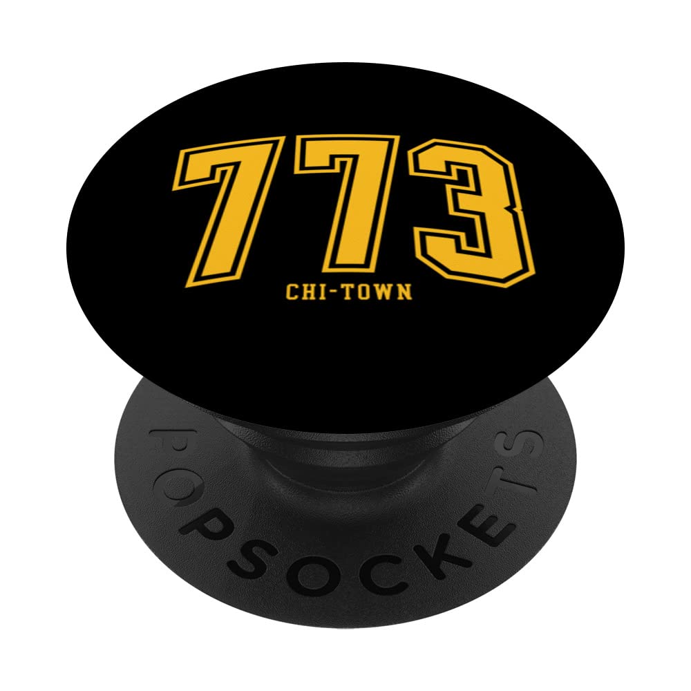 773 Chi-Town Chicago IL Classic Athletic Design PopSockets Swappable PopGrip