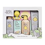 Baby Bum Duke's Rad Bath Set | Full Size Bath Essentials 4-Piece Gift Set with Toy for Sensitive Skin with Nourishing Coconut Oil | Natural and Coconut Lavender Fragrance | Gluten Free and Vegan