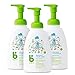 Babyganics Baby Shampoo + Body Wash Pump Bottle, Fragrance Free, 16oz, 3 Pack, Packaging May Vary primary