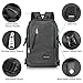 Laptop Backpack, WENFENG Business Computer Backpack with USB Charging Cable and Lock, Water Resistant Polyester Anti-theft School Bag Fits Under 17 Inch Laptop