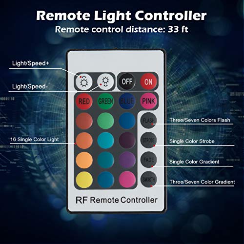 Goplus Massage Gaming Chair with LED Light, Reclining Backrest