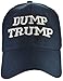 Dump Trump Hat Anti-Trump Navy Blue,One Size