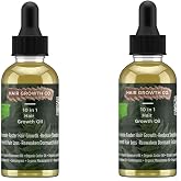 10 in 1 Hair Growth Oil (2 Oz) | Formulated With African Chebe Powder For Extreme Hair Growth, 2 Fl Oz (Pack of 1)