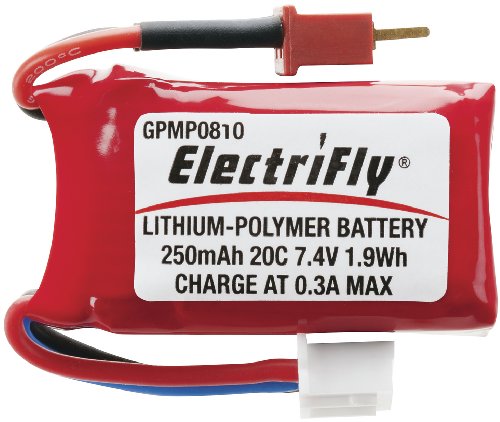 Great Planes LiPo 2S 7.4V 250mAh 20C ElectriFly