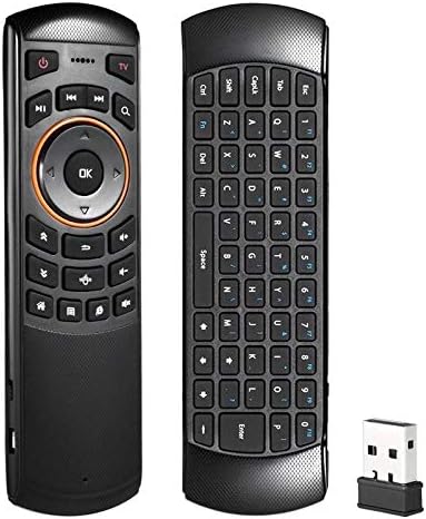 Mini 2.4GHz Wireless QWERTY Keyboard Air Mouse Remote Control for Mini PC TV Box