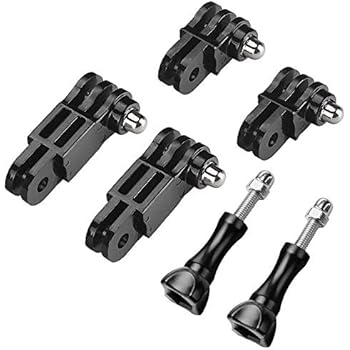 Adjust Arm Straight Joints Mount,HSU Long and Short Same Direction Straight Joints Mount for Gopro Hero 8 7 6 5 4 3 3+ 2 1 and SJ4000, SJ5000, SJ7000, and Xiaomi YI