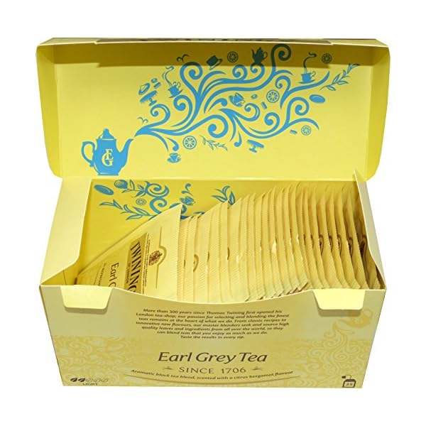 Twinings of London Earl Grey 3 x 25 Teebeutel Aromatisierter Schwarztee – Bild 4