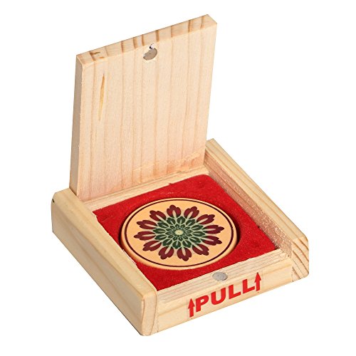Precise Carrom Striker Tournament Grade Board Accessory Genuine Ivory Ball Acrylic Striker Quality Approved & Recognised in Carrom Federation of India, International Carrom Federation (Elegant S06)