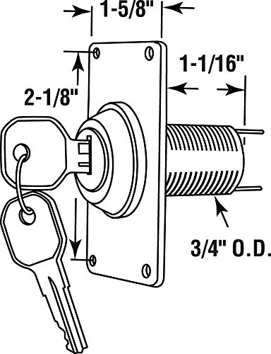 Algopix Similar Product 17 - Prime Line GD52142 Electric Key Lock