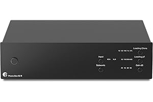 Pro-Ject Phono Box S3 B Balanced & Discrete MM/MC Phono Preamp (Black)