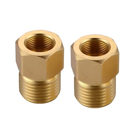 Kes Faucet Supply Line Adapter 1 2 Npt Male To 3 8 Compression