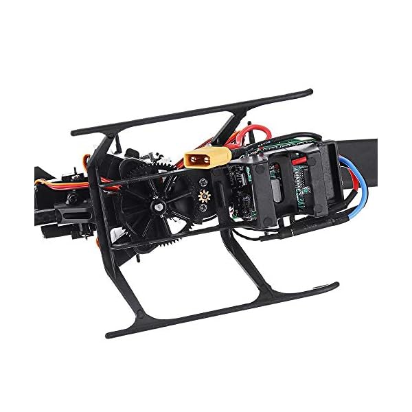 SSBH RC Hubschrauber, 6 Kanal Fernbedienung Flugzeug ohne Querruder Hubschrauber mit Gyro, Mini Hubschrauber… – Bild 7