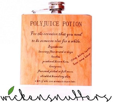 Harry Potter Wood Flask, Polyjuice Potion