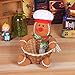 Storage Box, MatureGirl Clearance Sale! Christmas Candy Storage Basket Decoration Santa Claus Storage Basket Gift (Gingerbread Man)