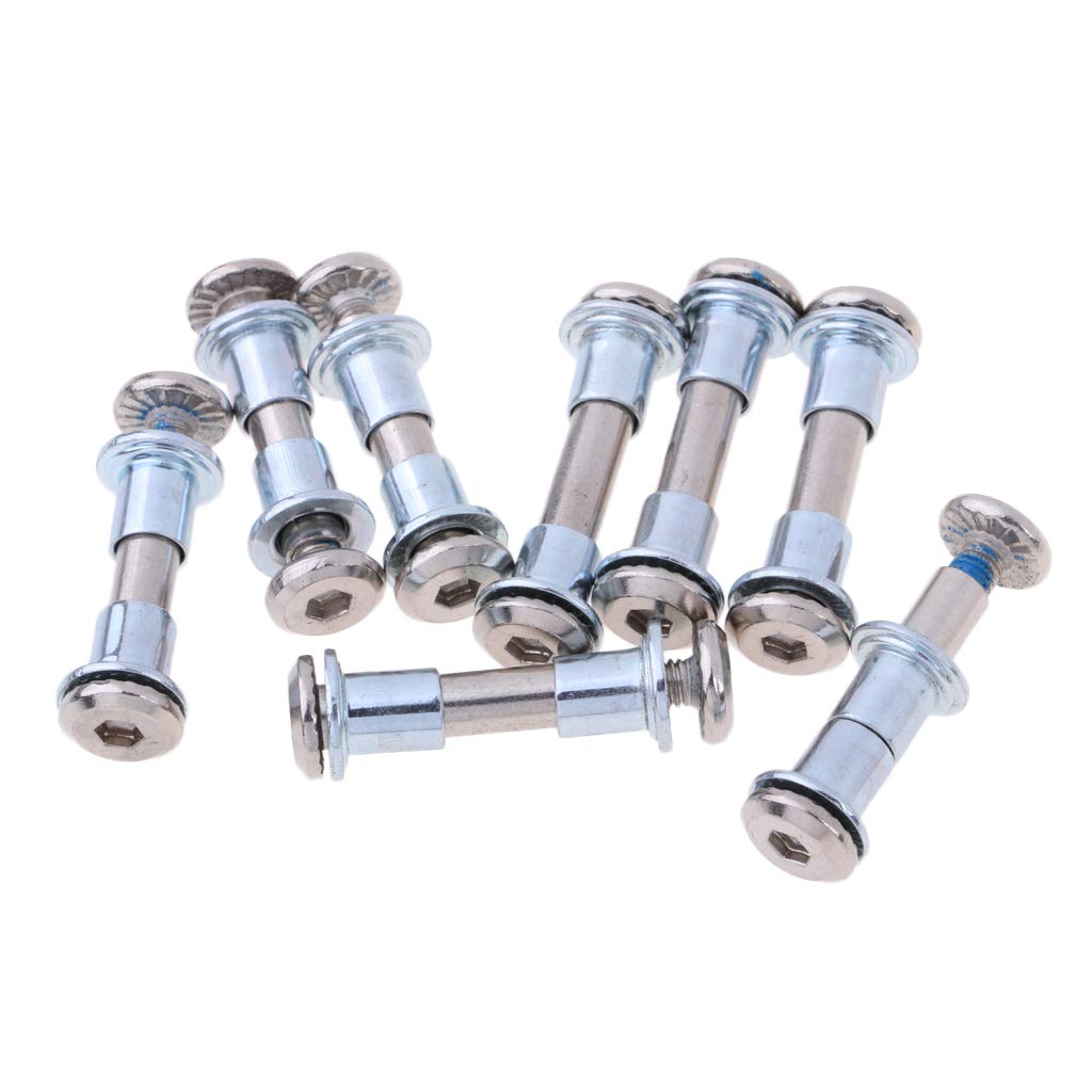 Action Sports Length 31mm Diameter 6mm Baosity 8pcs Inline Skate Screws Roller Skate Axle Bolts