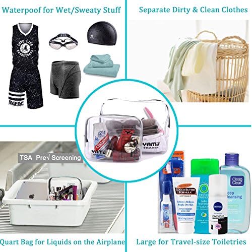 YAMIU Packing Cubes 7-Pcs Travel Organizer Accessories with Shoe Bag and 2 Toiletry Bags(Purple) 3 YAMIU Packing Cubes 7-Pcs Travel Organizer Accessories with Shoe Bag and 2 Toiletry Bags(Purple)