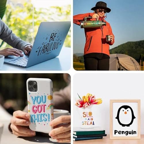 ReArt Permanent Adhesive Smart Vinyl – 12” 30 Sheets Matt