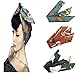 ivyacen 3 Pcs Vintage Women Headband Boho Wire Band Cotton Floral Printed Turban Hair Wrap Retro Hairband