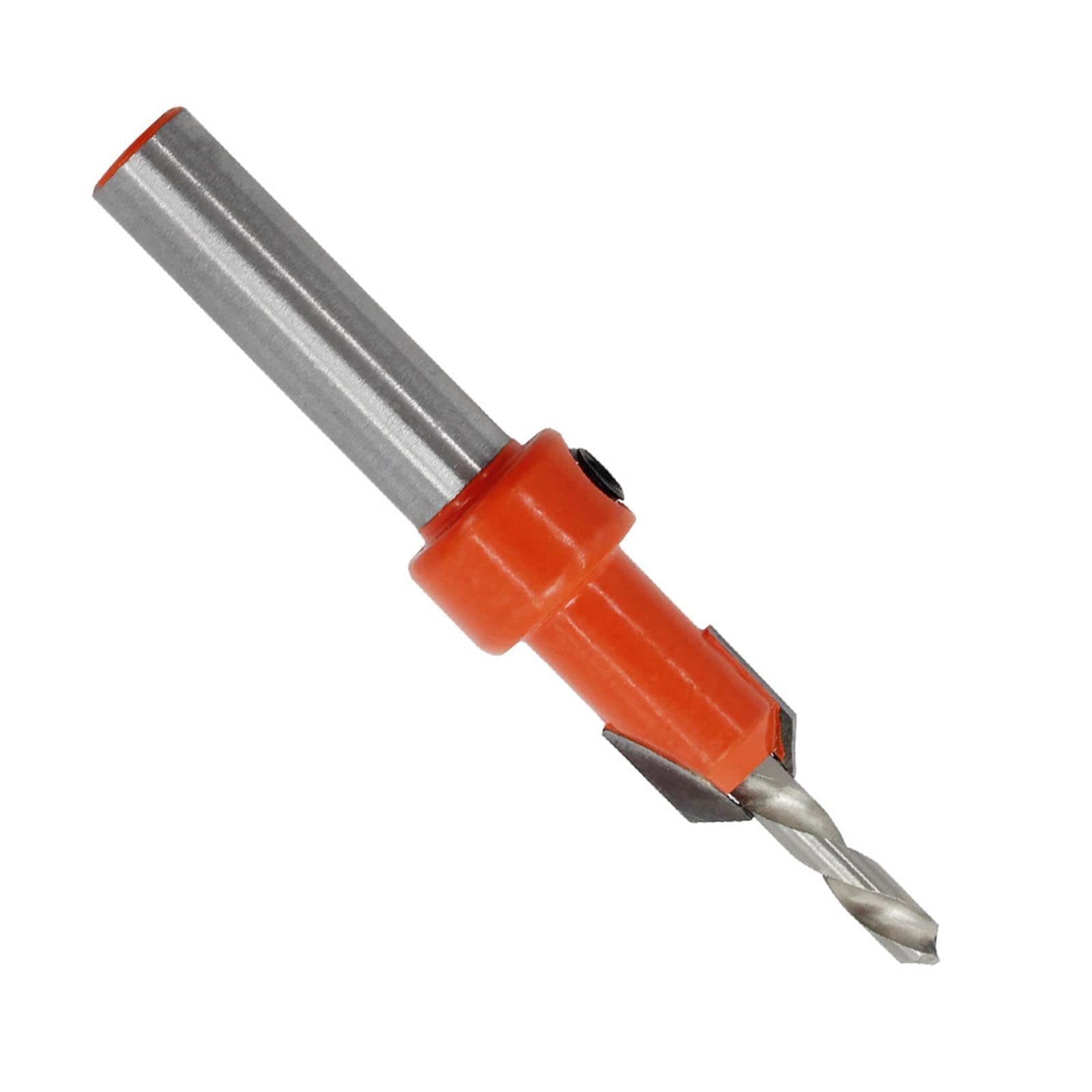 HSS Countersink Drill Bit 4mm, Red 8mm Round Shank Woodworking Chamfer Hole Drills Bit