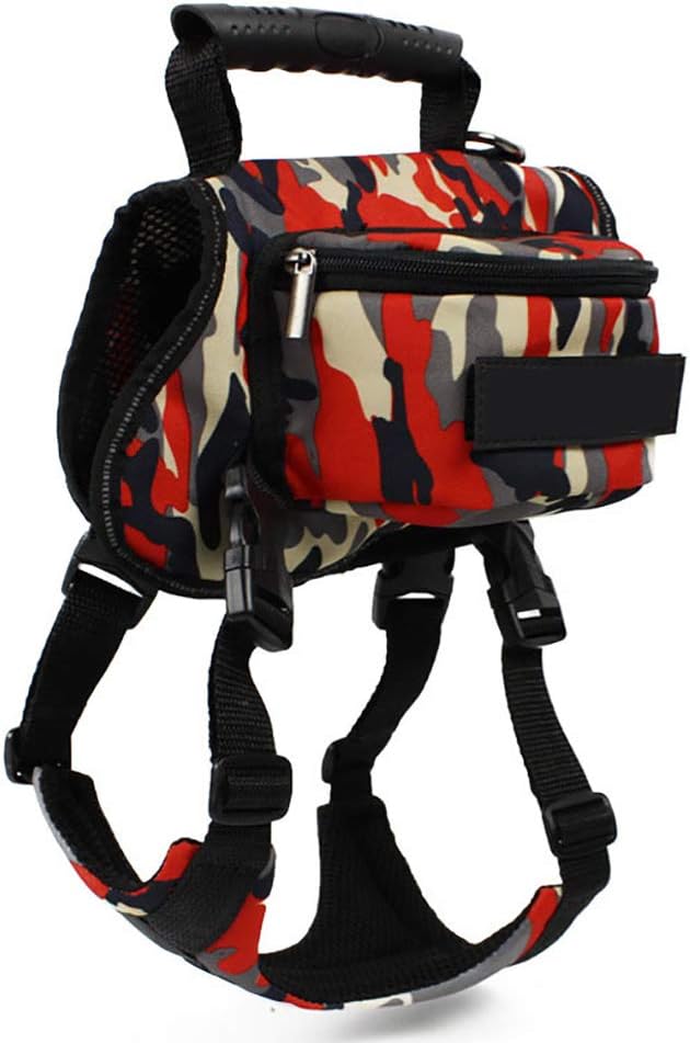 TUYU Hunderucksack Wasserdicht 2 in 1 Satteltasche Weste Geschirr für