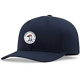 Original Penguin Golf Pete in a Hat Logo Patch Perforated Adjustable Strapback Hat