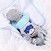 Nicery Reborn Baby Doll Soft Simulation Silicone Vinyl 22inch 55cm Magnetic Mouth Lifelike Boy Girl Toy Blue Dog