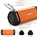 Archeer Portable Bluetooth Speakers Outdoor Waterproof Dustproof Wireless Speaker with Bass and Microphone for Sport Cycling Camping Hiking, A210 Orange