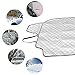 MATCC Car Windshield Snow Cover Magnetic Frost Guard Winter Protector Cotton Thicker Snow Protection Cover Winter Snow Removal Magnetic Edges Fits Most Car
