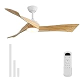Sofucor 52 Inch Ceiling Fan with Light and