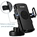 Wireless Car Charger, PTUNA Updated Air Vent Car Mount and Qi Wireless Charging 2-in-1 Car Mount Charger for iPhone X 8 8 Plus Galaxy S8 S8Plus Note 8 S6 S7Edge LG G2 & Qi Enabled Devices (Black2)
