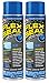 Flex Seal, 14 oz, 2-Pack, Blue, Stop Leaks Instantly, Waterproof Rubber Spray On Sealant Coating, Perfect for Gutters, Wood, RV, Campers, Roof Repair, Skylights, Windows, and More