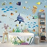 Creative 3D Ocean Fish Wall Sticker Removable DIY