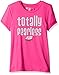 Skechers Big Girls' Sport Short Sleeve T-Shirt, Pink Glow, X-Large (14-16)