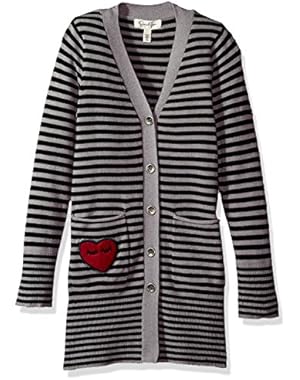 Fancy Jessica Simpson Jessica Simpson Big Girls' Coral Button Front Long Cardigan