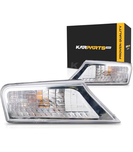 Jpautowholesale Parking Light Assembly – Driver Left Side – Fits 2008-2012 Jeep Liberty – With Bulb