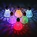 [6 Pack] InaRock LED Badminton Shuttlecock Dark Night Colorful Goose Feather LED Badminton Glow Birdies Lighting For Outdoor & Indoor Sports Activities